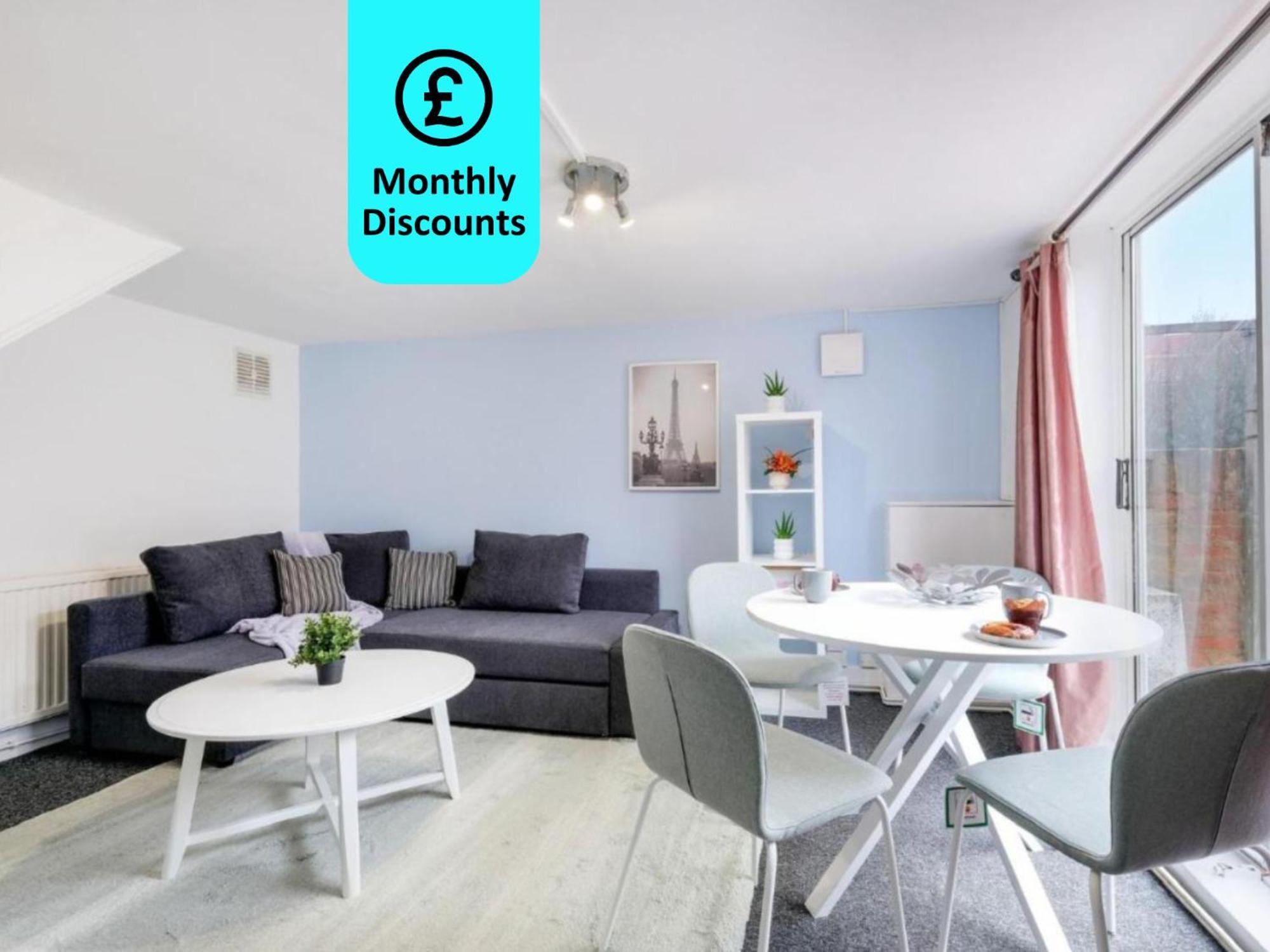 Appartement Chic 1Br House In Hounslow - 12 Mins From Heathrow Airport à Feltham Extérieur photo